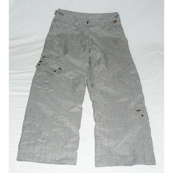 Obermeyer ILLUSION Insulated Pants Ski Snow Gray Size 6 Ladies Waterproof, GUC - Picture 1 of 1